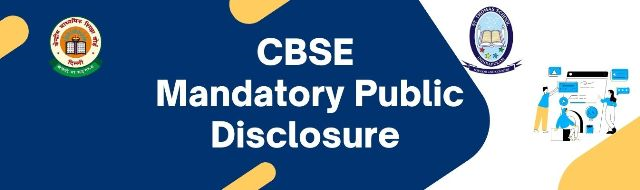 CBSE Mandatory Disclosure